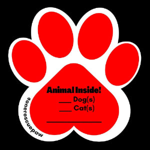 Red and Black Sticker
